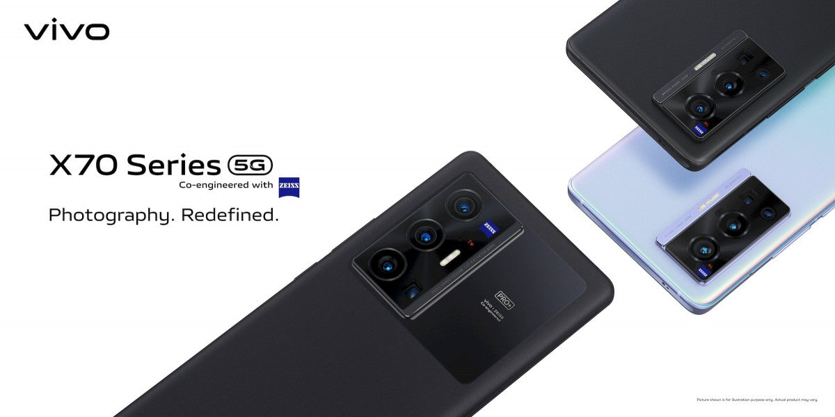 Globalni vivo X70 Pro i Pro+ koji se mogu pohvaliti trećom generacijom sustava gimbal kamera za zamućenje slika i video zapisa